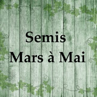 Semis Mars à Mai