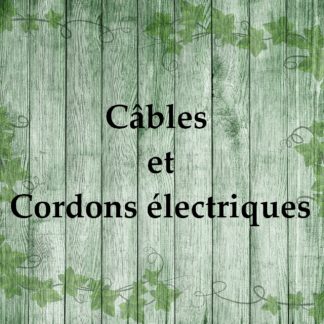 Câbles et cordons électriques